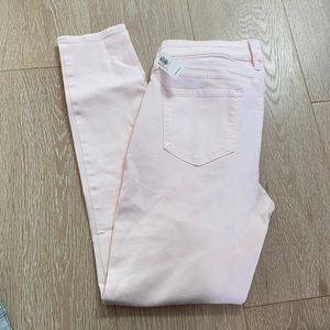 NWT OLD NAVY baby pink rockstar jeans Size 6